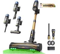 Proscenic Aspirateur Balai sans Fil - PO15 -Auto-Portant-150AW/580W- 70Min/60KPa- Greeneye Technologie- Écran LED- Batterie