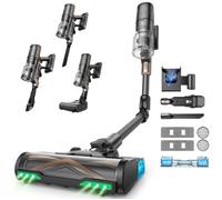 Proscenic - Aspirateur balai sans fil PO20- Sec/Humide OnePass - 70kPa- 70 Min Batterie Amovible - Tube Pliable à 180°