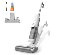 PROSCENIC F10 Ultra-Aspirateur laveur balai sans fil -Sec/humide -60min-Brosse à bord étroit -Réservoir1.3L-Ecran LED-Auto-nettoyage