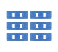 Proscenic Lot de 6 serpillères d'aspirateur réutilisables en microfibre interchangeables pour P11 Mopping