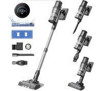 Proscenic P11 Mopping Aspirateur Balai sans Fil, 550W 45Kpa 60 Min Aspirateur Laveur sans Fil avec Fonction Nettoyage de Sol, Léger Aspirateur Balai Puissant Pour Tapis,Durs Sols,Poils d'animaux