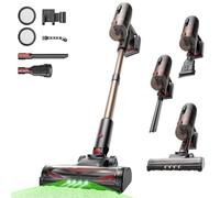 Proscenic P11 Ultra+ Aspirateur Balai sans Fil,50KPa 50Mins 500W Aspirateur sans Fil Puissant,Brosse Anti-Emmêlement,télescopique Léger Aspirateur Balai pour Tapis, Poils Animaux, Sol Dur et Voiture