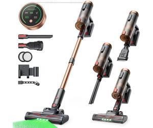 Proscenic P11 Ultra Aspirateur balai sans fil 550 W, 55 kPa, 50 min d’autonomie, support mural, anti emmêlement, manche télescopique réglable