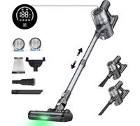 Proscenic P13 Aspirateur à main, 55KPa/550W , 45 min Aspirateur à main, bac à poussière 800ml, brosse sol anti-tangle, 78 dB, sol lisse, tapis