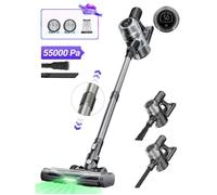 PROSCENIC P13 - Aspirateur Balai sans Fil multifonctions 6 en 1- 550W/55KPa - Anti-enchevêtrement - Autonomie 45 Min