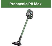 Proscenic P8 Max Aspirateur sans fil - Aspiration 20kPa, brosse LED, HEPA