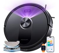 Proscenic Q10 Aspirateur Robot Laveur 2 en 1 - 10000 Pa - Autonomie 200 min - Navigation LiDAR-Corps compact