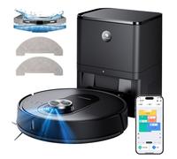 Proscenic Q8 Max+ Aspirateur Robot Laveur 2 en 1 -8000pa - Station Auto-Vidage3L - 200 Min - Navigation LiDAR - Connecté Alexa, APP
