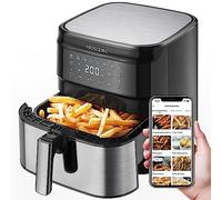 Proscenic T21 Smart Electric Air Fryer 1700W sans huile antiadhésive Pan Voice Control - Noir