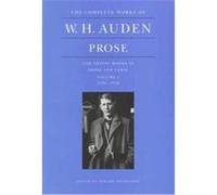 Prose and Travel Books in Prose and Verse, COMPLETE WORKS OF W H AUDEN Edward Mendelson, W. H. Auden (Auteur)