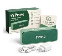 Prose - Lecteur de Livre Audio avec 1 Livre Inclus - Appareil Simple sans Smartphone - Écouter Romans, Polars, Histoire - Idée Cadeau Parents, Grands-Parents, Seniors, Enfants