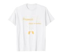 Prosecco - Eau avec Sensation - vin Mousseux et Motif à T-Shirt Graphique avec Valeur, Homme, Blanc, S