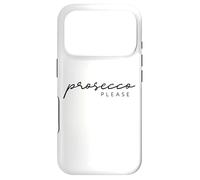 Prosecco Please X Champagne Vin Mousseux Vino Prosecco Mood Coque pour iPhone 17 Pro