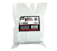 Proshot Patchs de Nettoyage pour Armes 100% Coton Flanelle, Mixte, 3-250, Multicolore, 3" Patches
