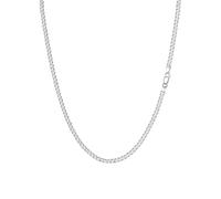 PROSILVER Chaîne Homme Cuban 61cm en Argent Sterling Collier Simple à Maille Gourmette 3mm