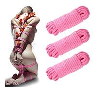 Prosixtoy Rope Kit Bondage Corde-Retenue Et Bondage Kit BDSM-Corde Bondage Kit Sexuelle Couple Accessoire Sexuelle Adulte Couple Shibari Corde(Rose)