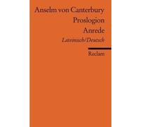 Proslogion / Anrede