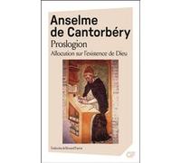 Proslogion Anselme De Cantorbery (Auteur), Bernard Pautrat (Traduction)