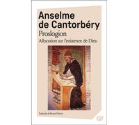 Proslogion - Anselme De Cantorbery - Flammarion - Poche - Essai