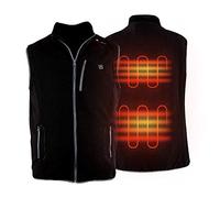 PROSmart Gilet Chauffant Polaire Fleece Léger Gilet chauffé avec Batterie USB, Unisex (Noir, M)