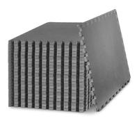 ProsourceFit Extra Thick Puzzle Exercise Mat 3/4", EVA Foam Interlocking Tiles for Protective, Cushioned Workout Flooring for Home and Gym Equipment, Grey 4-Pack, 3/4" Thick 96 Square Feet