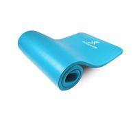 ProsourceFit Extra Thick Yoga and Pilates Mat 1" (25mm), 71-inch Long High Density Exercise Mat with Comfort Foam and Carrying Strap, Aqua