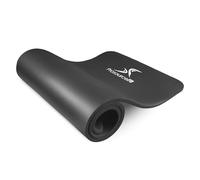 ProsourceFit Extra Thick Yoga and Pilates Mat ½” (13mm), 71-inch Long High Density Exercise Mat with Comfort Foam and Carrying Strap, Noir
