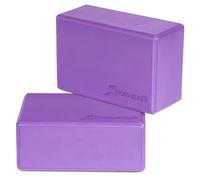 ProsourceFit Foam Yoga Blocks, High Density EVA Yoga Bricks (Set of 2), Purple