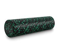 ProsourceFit High Density Foam Rollers 24 - inches long, Firm Full Body Athletic Massage Tool for Back Stretching, Yoga, Pilates, Post Workout Muscle Recuperation, Black/Green