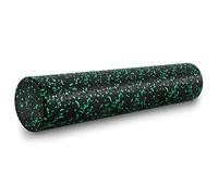 ProsourceFit High Density Foam Rollers 36 - inches long, Firm Full Body Athletic Massage Tool for Back Stretching, Yoga, Pilates, Post Workout Muscle Recuperation, Black/Green