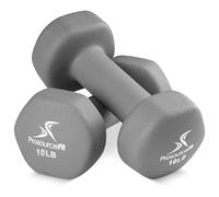 ProsourceFit Neoprene Dumbbell Coated for Non-Slip Grip, 10 LB