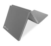 ProsourceFit Tri-Fold Folding Mats 6 x 2-in Tapis épais Pliable à Trois Volets avec poignées de Transport pour MMA, Gymnastique, étirements, Exercices de Base Mixte Adulte, Gris, Grey