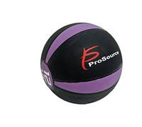 ProsourceFit Weighted Medicine Ball for Full Body Workouts, Pourpre