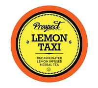 Prospect Tea Lot de 40 capsules de tisane décaféinées au citron compatibles avec les infuseurs K-Cup y compris 2.0
