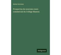 Prospectus Du Nouveau Cours Commercial Du Collège Masson
