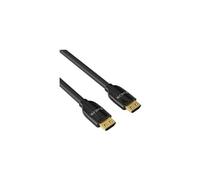 ProSpeed - Câble HDMI avec Ethernet - HDMI mâle pour HDMI mâle - 1 m - câble à quartes blindé - noir - support 4K