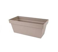Prosper Plast Dlofc400-405u 37.8 x 17.7 x 16.4 cm Coque Lofly Pot de Fleurs - Gris Pierre (12 pièces)