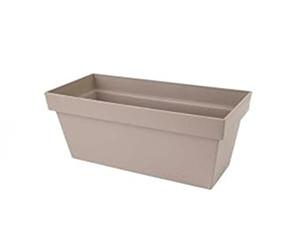 Prosper Plast Dlofc400-405u 37.8 x 17.7 x 16.4 cm Coque Lofly Pot de Fleurs - Gris Pierre (12 pièces)