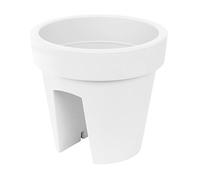 Prosper Plast Dlofr250-s449 24.5 x 24.5 x 22.5 cm Lofly Railing Pot de Fleurs - Blanc (12 pièces)