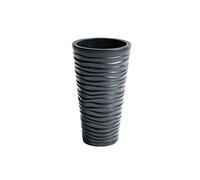 Prosper Plast DPSA300-S433 Lot de 12 Pots de Fleurs Fins Sable Anthracite 29,5 x 52 cm