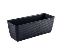 Prosper Plast Drl500pw-440u 49.2 x 17.2 x 17.4 cm "Ratolla" PW Pot de fleurs - Marron foncé (12 pièces)