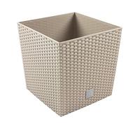 Prosper Plast DRTS400l-7529U "Rato" Low Pot de Fleurs, Mocca, 40 x 40 x 40,8 cm