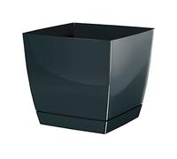 Prosper Plast Dukp210-426u 21 x 21 x 19.2 cm Lotex24 Coubi Pot de Fleurs - Gris foncé