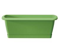 Prosper Plast Ise500p-389u 49 x 18.4 x 14.5 cm Espana Ensemble de Coque de Balcon avec Support - Citron Vert (12 pièces)