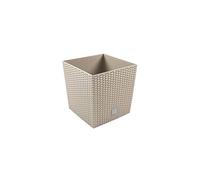 Prosper Plast Pot de Fleurs en rotin 32 cm x 32 cm x 32,5 cm (L x l x H) pour intérieur et extérieur