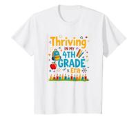 Prospérer à Mon époque de 4e année T-Shirt, Enfant, Blanc, 10 Ans