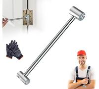 Prosperousk Door Hinge Adjustment Tool, Alignment & Adjustment Tool, Adjustable Wrench & Spanner, Home Thickening and Lengthening (23-25 Mm)