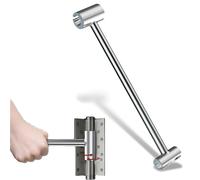 Prosperousk Door Hinge Adjustment Tool, Arhdcompuly Hinge Hole Adjustment Wrench, Double Headed Seam Adjustments Tool, Suitable for Doors From 0.31in to 0.98in (S)