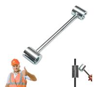 Prosperousk Door Hinge Adjustment Tool, Double Headed Seam Adjustment Tool, for Home Thickening and Lengthening (Small)