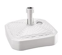 PROSPERPLAST Base de parasol polyéthylène carré tressé 39 x 39 x 13 cm blanc